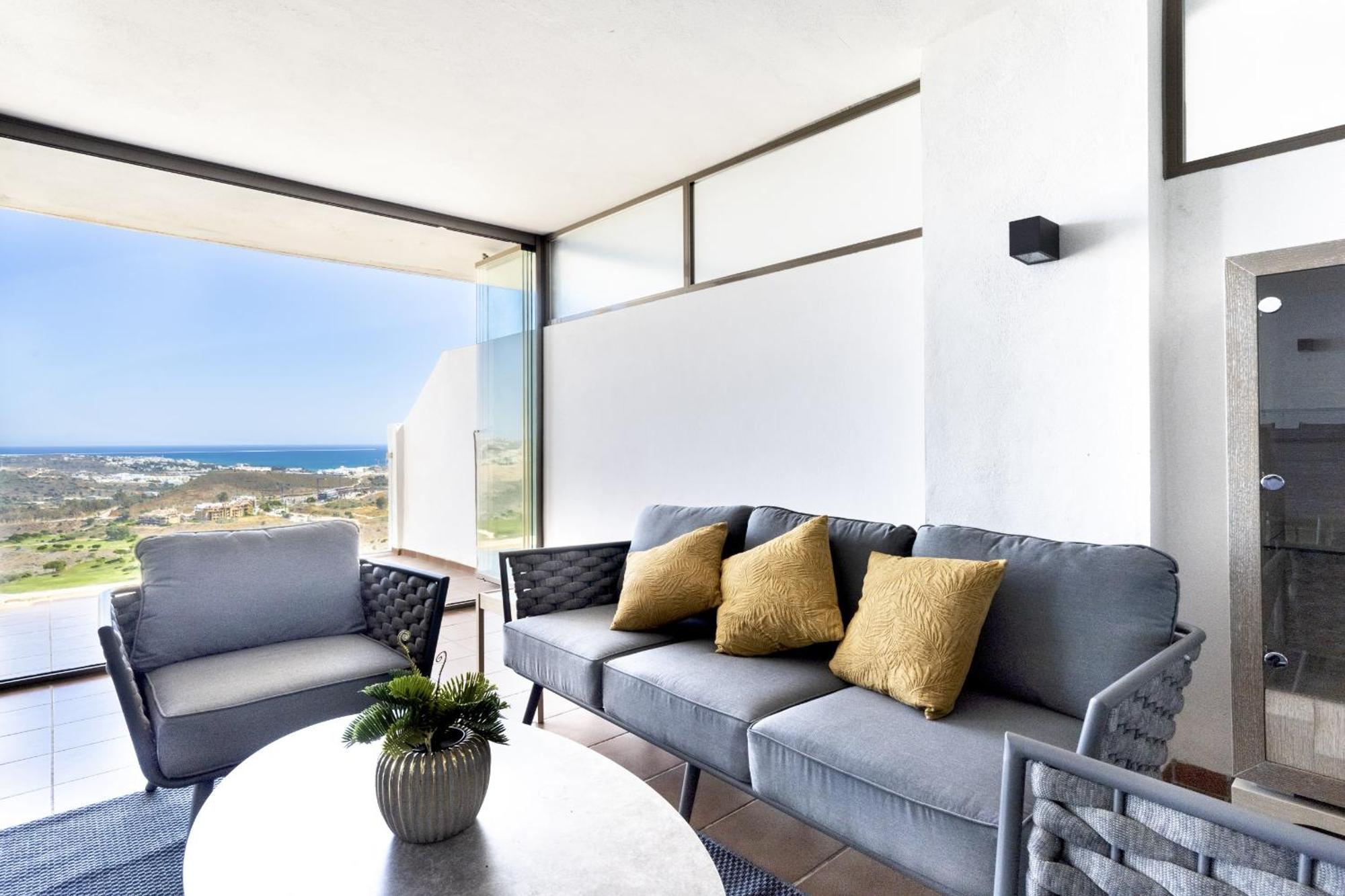 Modern 2 Bed 2 Bath La Cala Hills Apt-Sea Views - 104 MIJAS COSTA Bagian luar foto